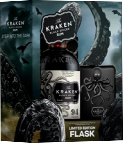 The Kraken Black Spiced Rum Original 750ml