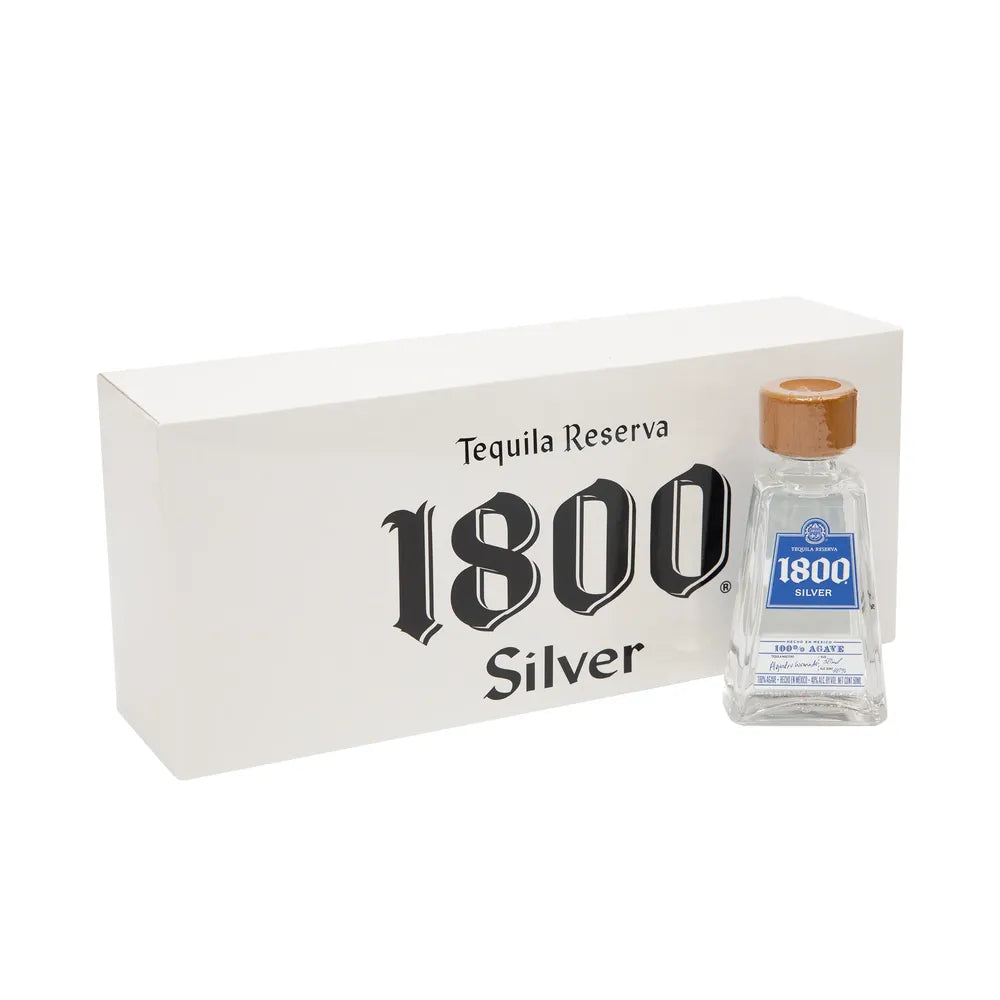 1800 Silver Tequila 50ml 10pk