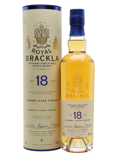 Royal Brackla Single Malt Scotch Cawdor Estate 18 Yr 92 750Ml