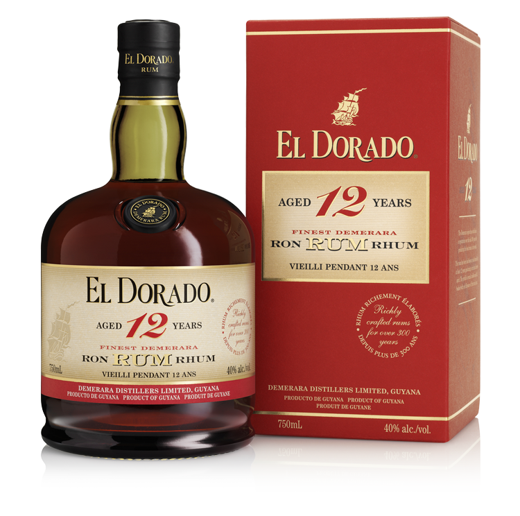 El Dorado Rum 12 Year Old Finest Demerara Rum