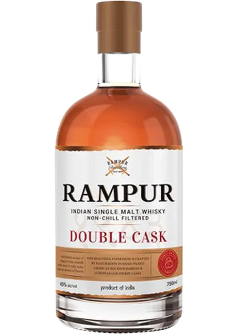 Rampur Double Cask Single Malt Indian Whisky