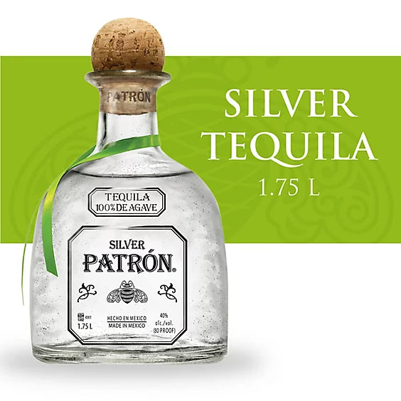 Patron Tequila Silver 80 1.75L