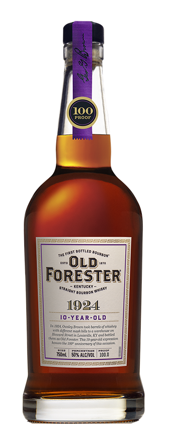 ld Forester Whiskey Row Series 10 Years Old 1924 Kentucky Straight Bourbon Whisky 100 Proof