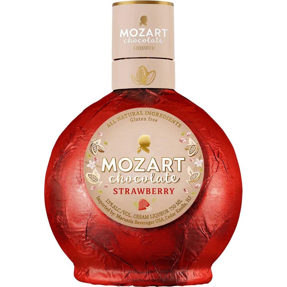 Mozart White Chocolate Strawberry Cream Liqueur