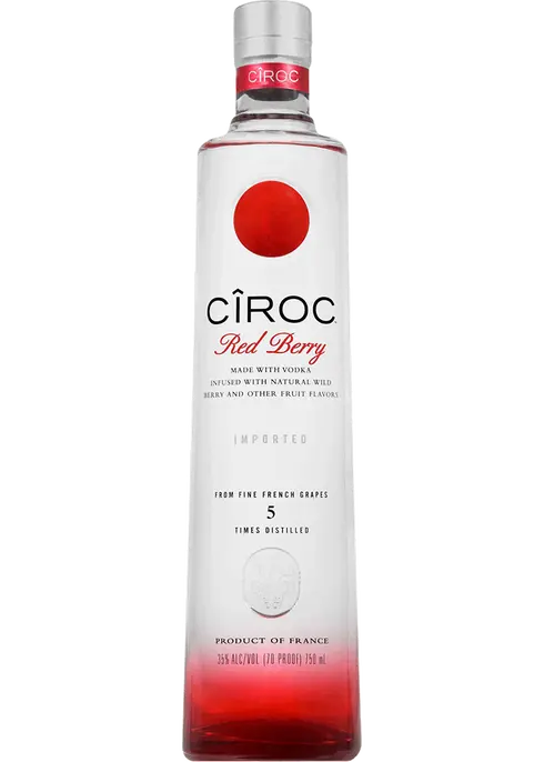 Ciroc Red Berry Flavored Vodka 70 50Ml 15pk