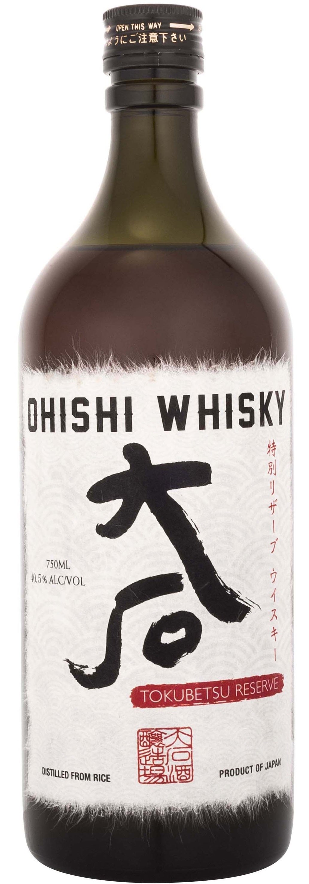 Ohishi Distillery Whisky, Tokubetsu Reserve, Ohishi Distillery