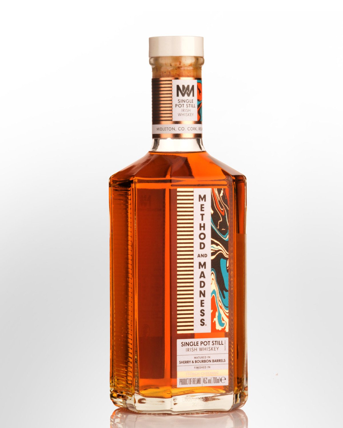 Method And Madness Single Pot Still Irish Whiskey Finished In French Chestnut Casks 92 700Ml