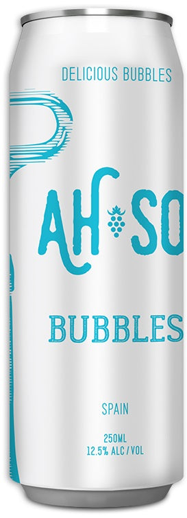 Ah-So Bubbles [4-Pk Cans], Ah-So