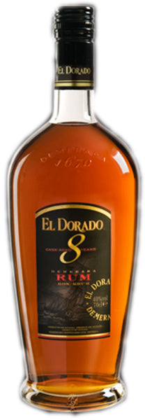 El Dorado Rum Cask Aged 8 Year Old Rum, El Dorado