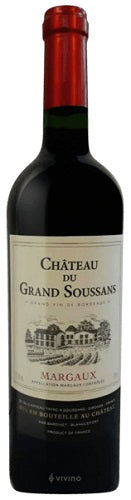 Chã‚Teau Du Grand Soussans Grand Soussans 2019