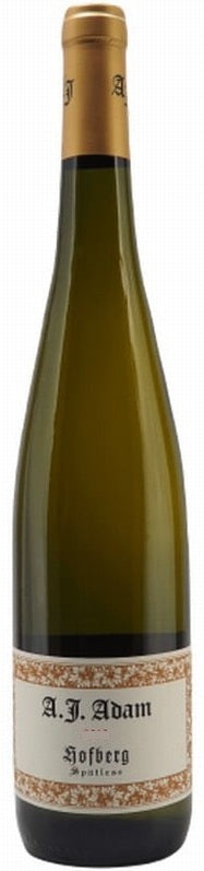 A.J. Adam Dhron Hofberg Riesling Spatlese, A.J. Adam^Prg 2020