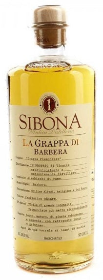 Distilleria Sibona Grappa Barbera