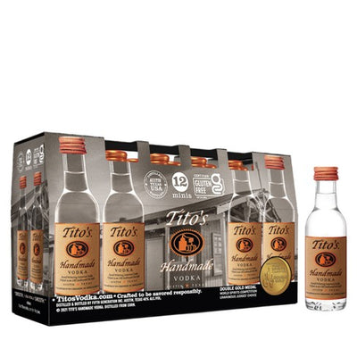 Tito'S Handmade Vodka 80 50Ml 12pk