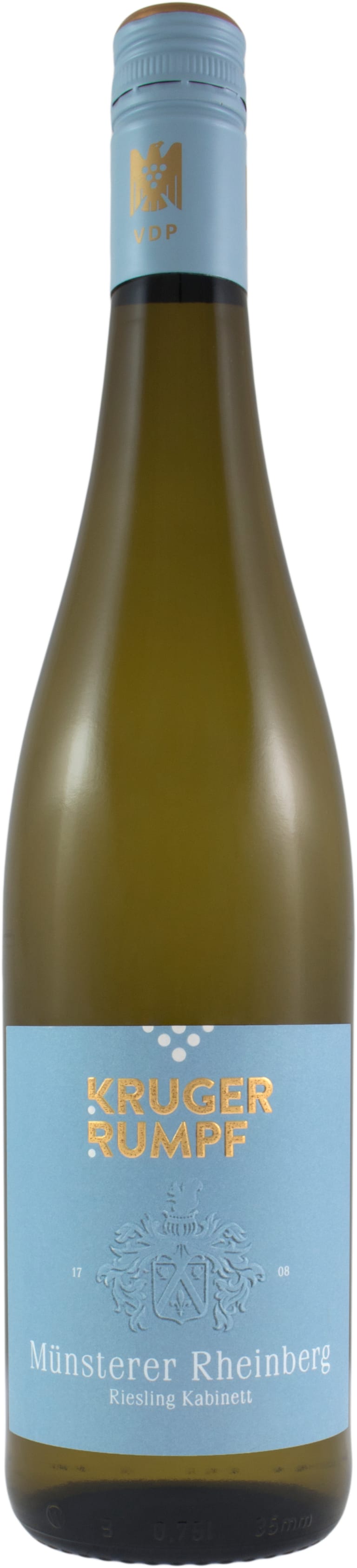 Kruger-Rumpf Munsterer Rheinberg Riesling Kabinett, Kruger-Rumpf^Prg 2020