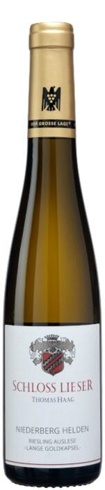 Schloss Lieser Niederberg Helden Riesling Auslese Goldkapsel, Schloss Lieser^Prg 2020