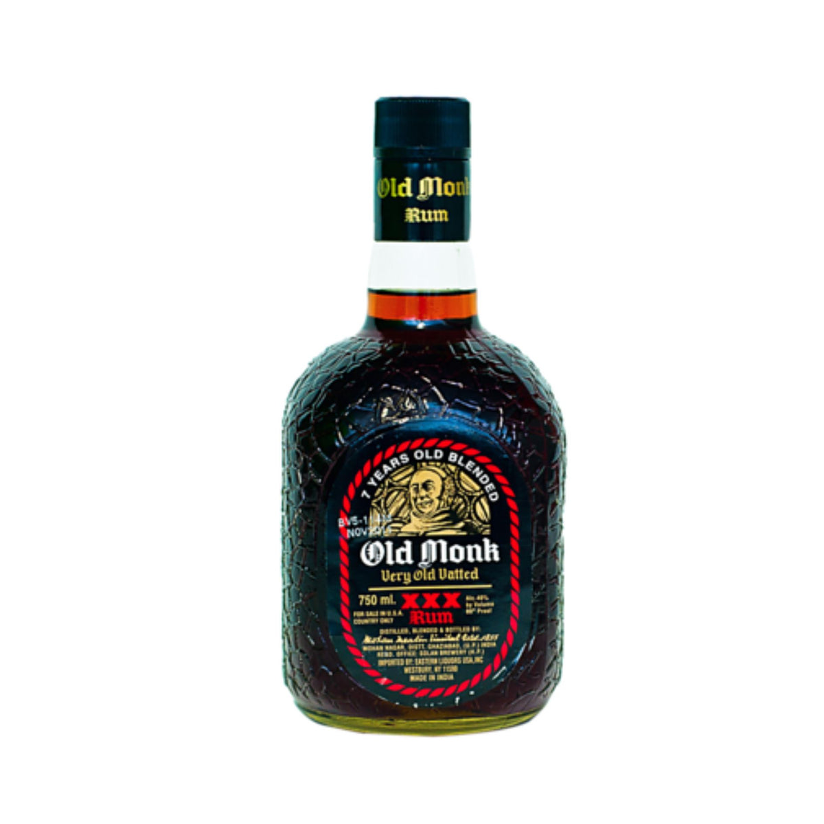 Old Monk 7 Years Old Blended Very Old Vatted XXX Rum