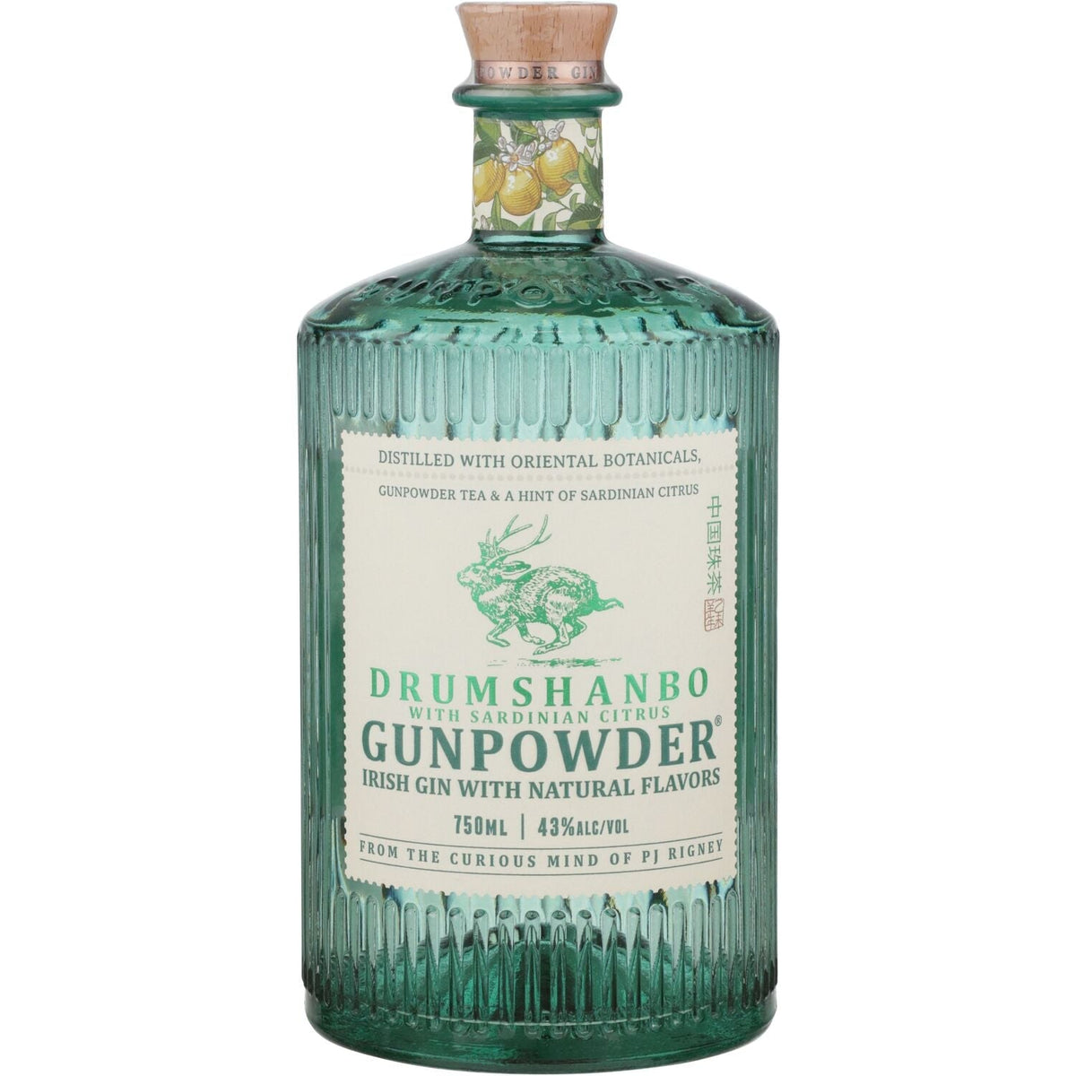 Drumshanbo Gunpowder With Sardinian Citrus Flavored Gin 86 750Ml