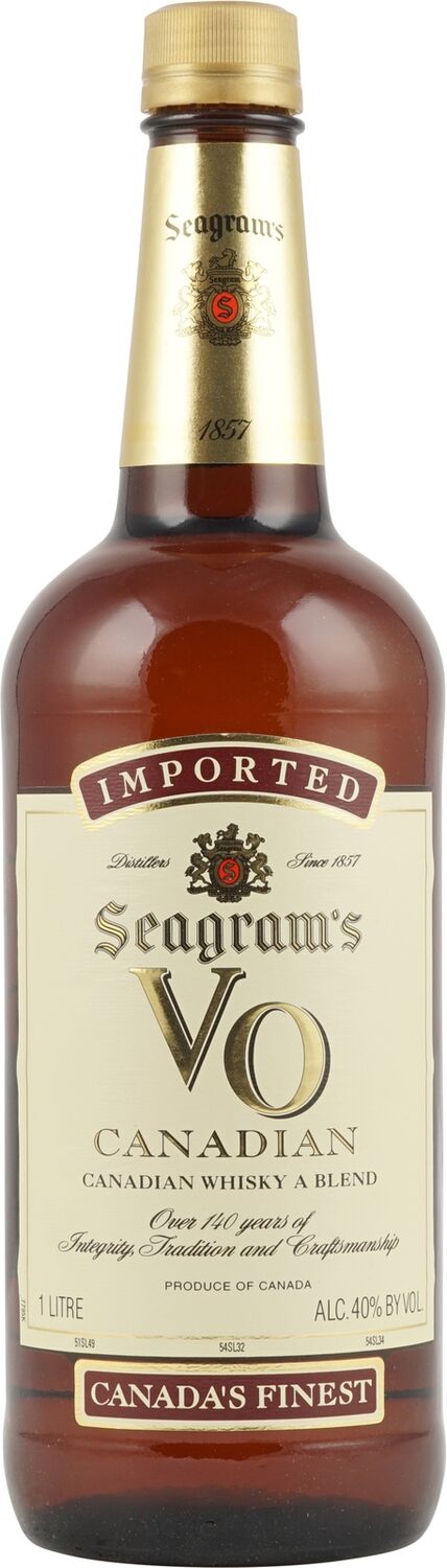 Seagram s V O Canadian Whisky Whiskey