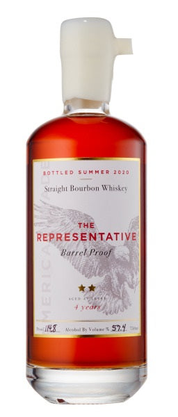 The Representative 4 Year Old Barrel Proof Straight Bourbon Whiskey