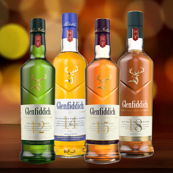 Glenfiddich シングルモルトウイスキー 　４本セット Glenfiddich シングルモルトウイスキー 200ml 4本セット