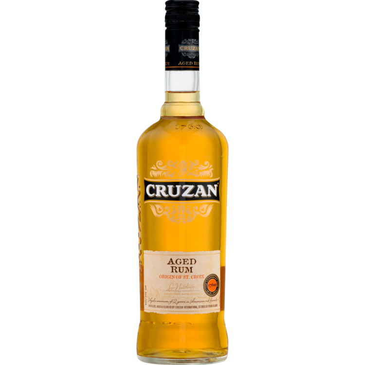 Cruzan Dark Rum Aged 2 Yr 80 750Ml