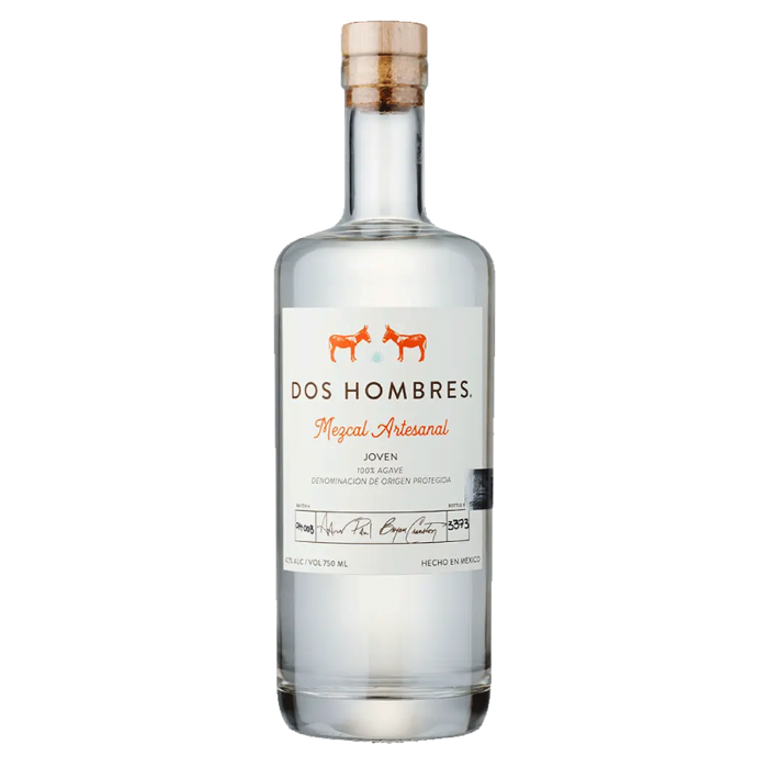 Dos Hombres Mezcal Artesanal Joven Espadin 84 750Ml