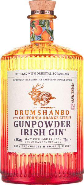 Drumshanbo Gunpowder California Orange Citrus Flavored Gin 86 750Ml