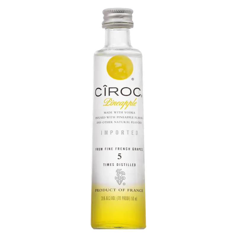 Ciroc Pineapple Flavored Vodka 70 50Ml 15pk