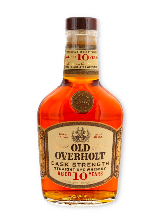 Old Overholt Straight Rye Whiskey Cask Strength Limited Release 10 Yr 121 750Ml