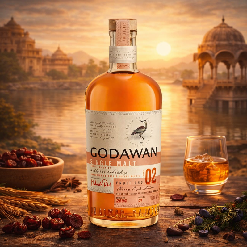 Godawan Series 02 Fruit And Spice Indian Single Malt Whiskey Cherry ...