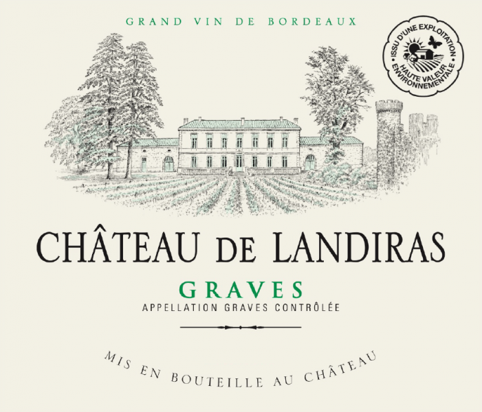 Chã‚Teau De Landiras Graves Blanc, Chateau De Landiras 2021