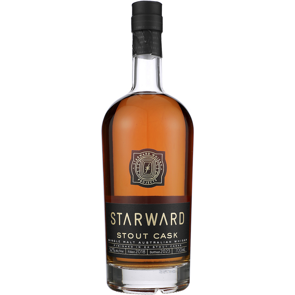 Starward Single Malt Whisky Finished In Ex Stout Casks 5 Yr 104 700Ml