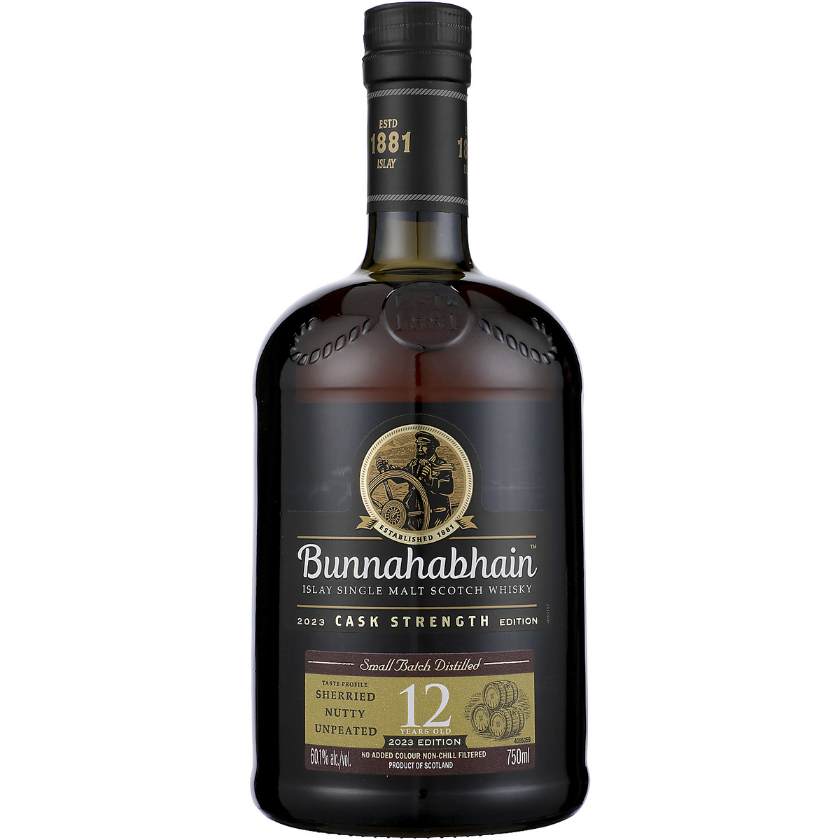 Bunnahabhain Single Malt Scotch Cask Strength 2023 Edition Small Batch Distilled 120.2 750Ml