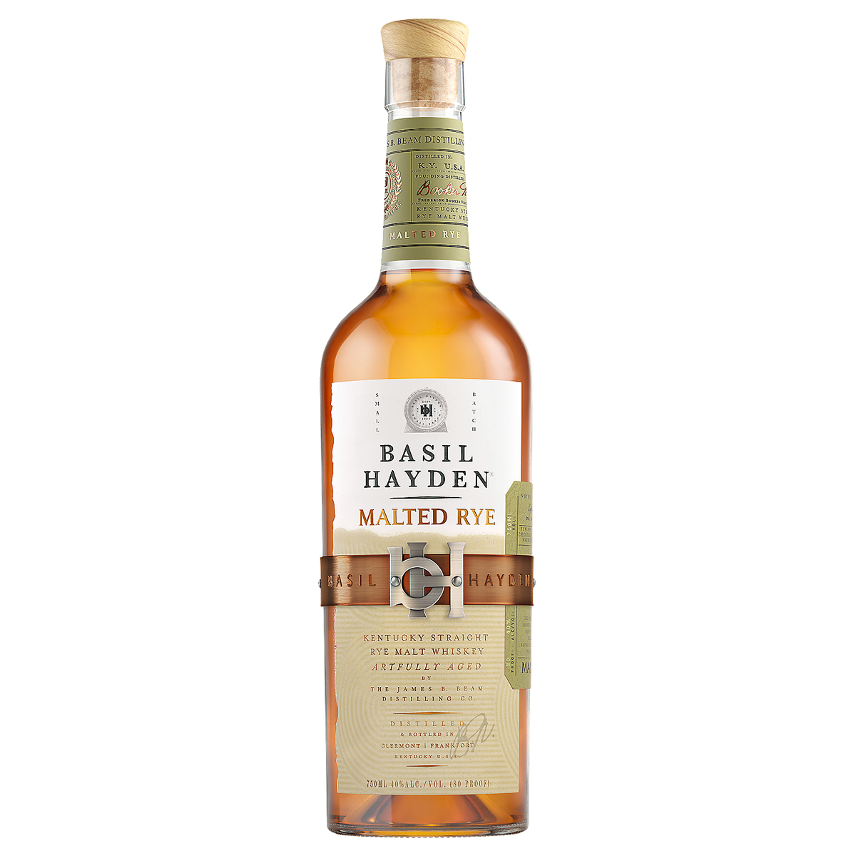 Basil Hayden Rye Whiskey Malted 80 750Ml