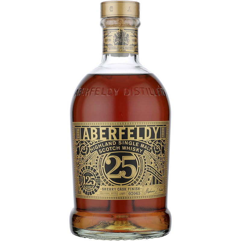 Aberfeldy Single Malt Scotch 125 Years Sherry Cask Finish Limited Edition 25 Yr 92 700Ml