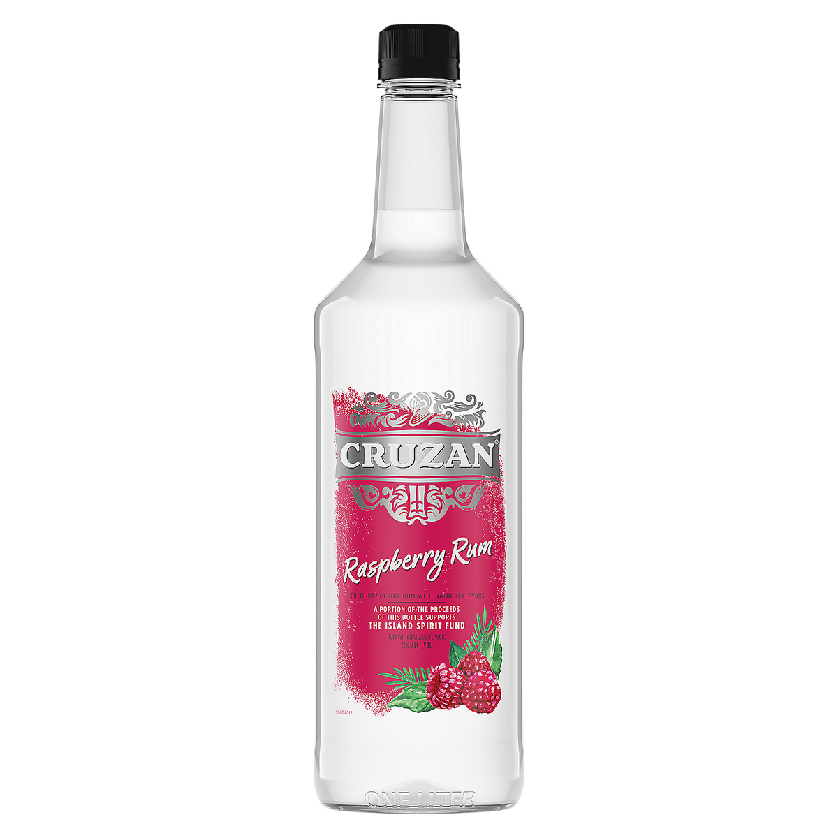 Cruzan Raspberry Flavored Rum 42 1L