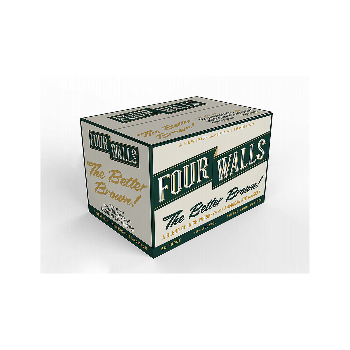 Four Walls Whiskey Irish & American Blend 80 750Ml