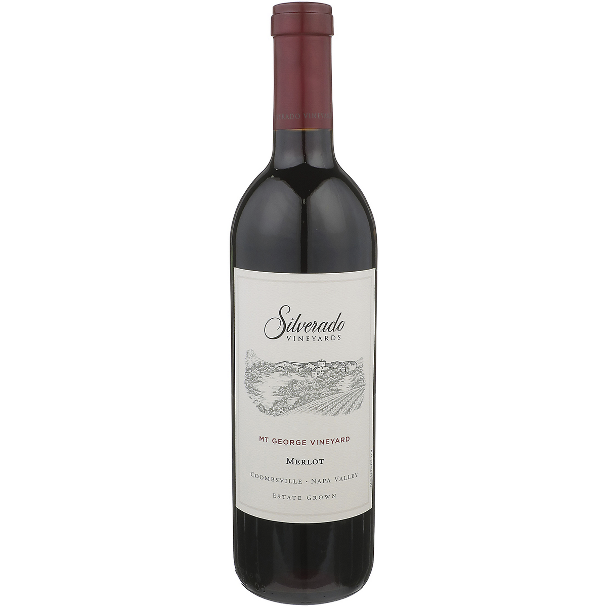 Silverado Vineyards Merlot Estate Grown Mt. George Vineyard Coombsville 2019 750Ml