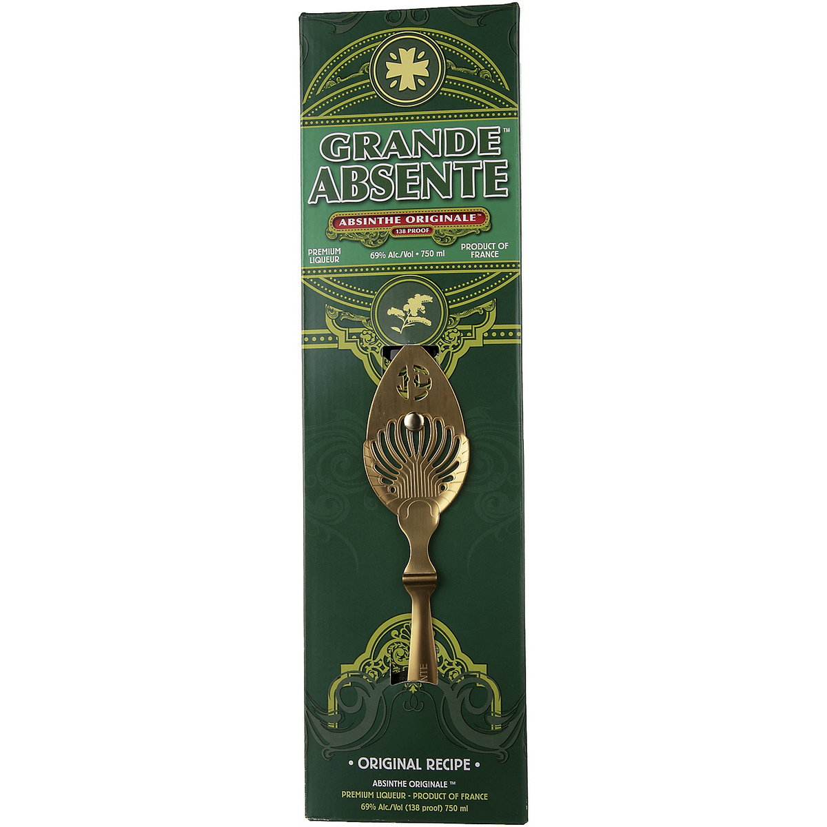 Grande Absente Absinthe Originale 138 W/ Absinthe Spoon 750Ml