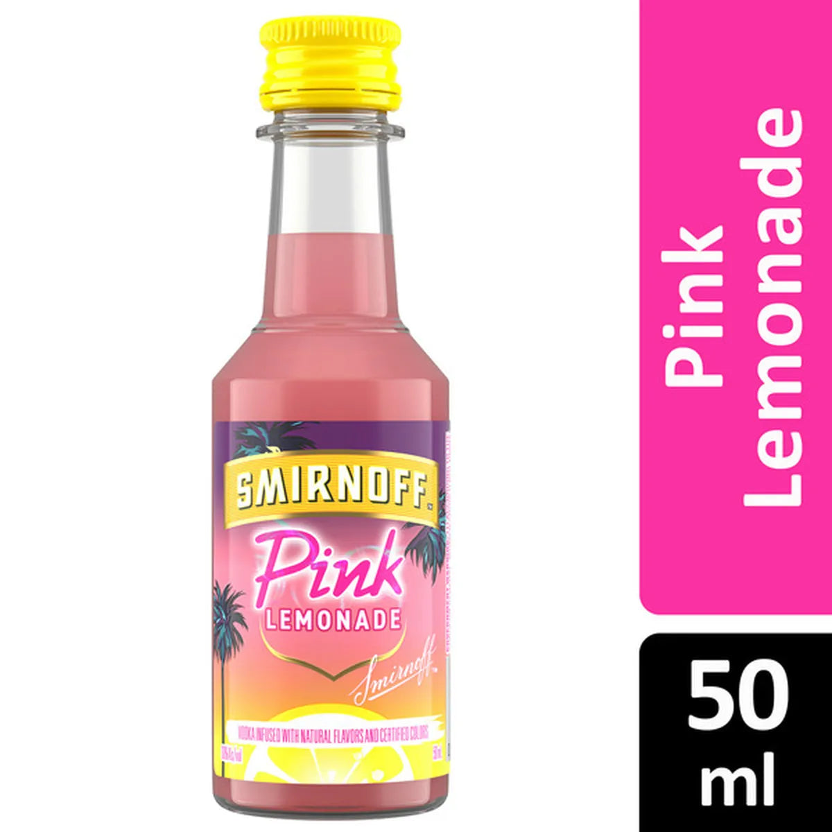 Smirnoff Pink Lemonade Flavored Vodka Limited Edition 60 50Ml 12pk