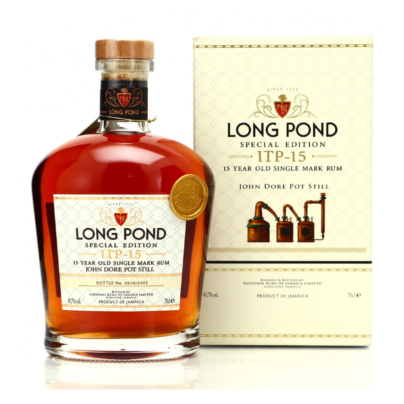 Long Pond Gold Rum Itp 15 John Dore Pot Still 15 Yr 90.2 750Ml