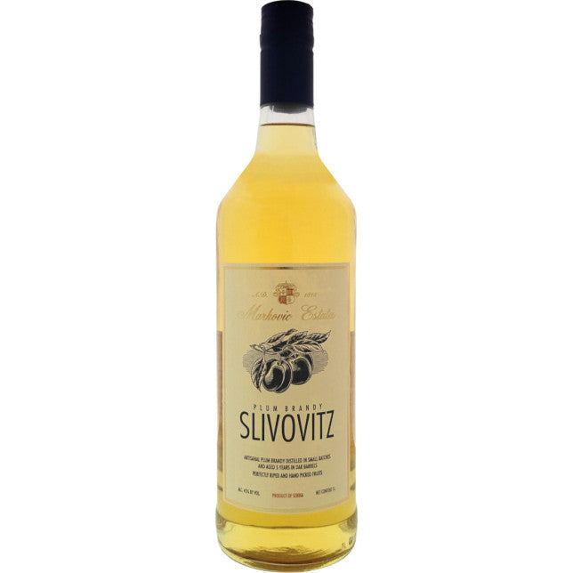 Markovic Estates 5 Year Old Slivovitz Plum Brandy