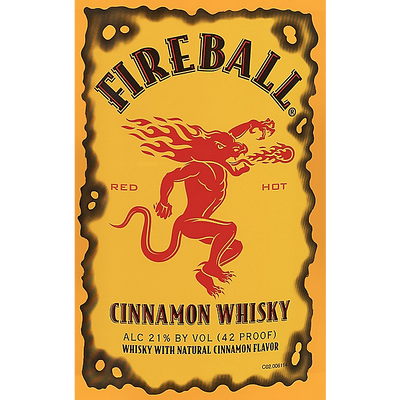 Fireball Cinnamon Flavored Whisky Scannable Sleeve 66