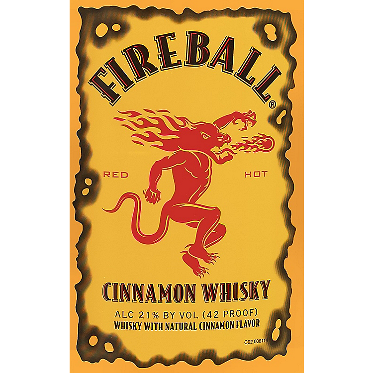 Fireball Cinnamon Flavored Whisky Scannable Sleeve 66