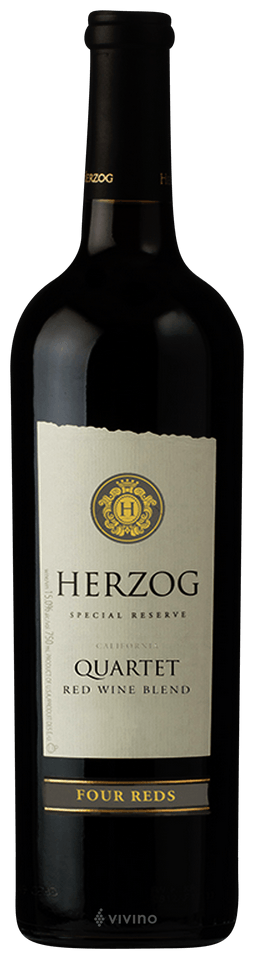 Herzog Wine Cellars Quartet Red Blend Herzog 750 Ml 2021