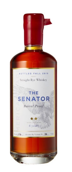 The Senator Straight Rye Whiskey, &