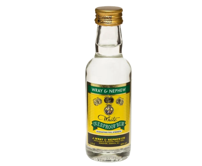 Wray & Nephew Overproof Rum White 126 50Ml 12pk