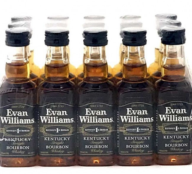 Evan Williams Straight Bourbon Black Label 86 50Ml 15pk