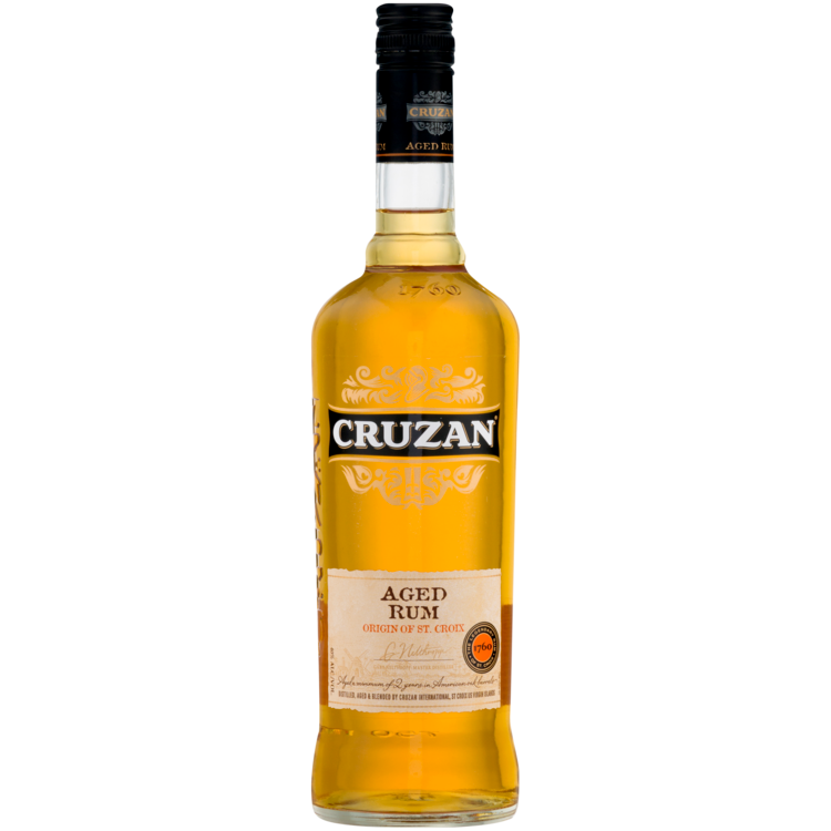 Cruzan Dark Rum Aged 2 Yr 80 1L