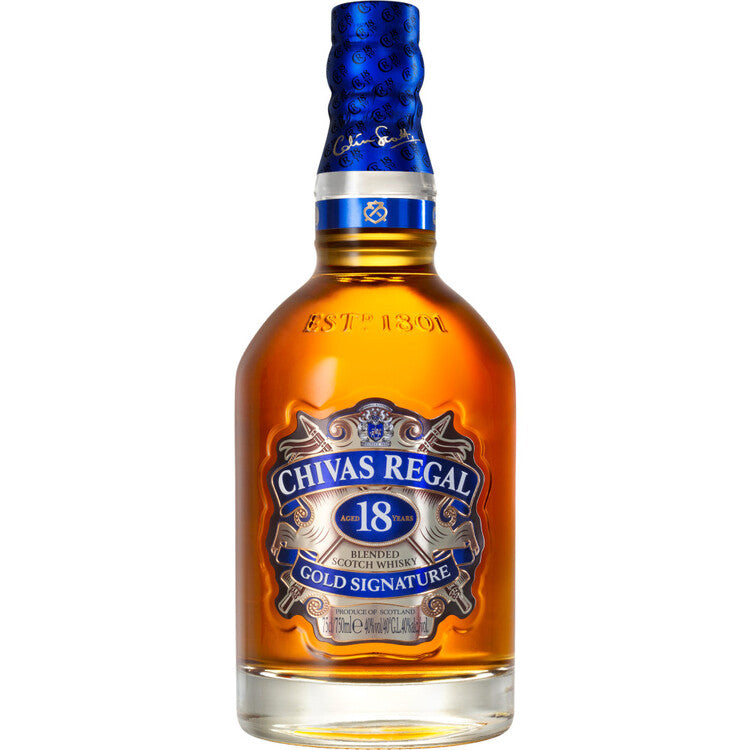 Chivas Regal Blended Scotch Gold Signature 18 Yr 80 No Carton 1.75L